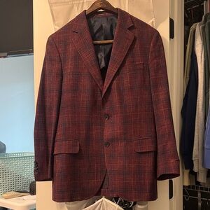 Peter Millar Men's Classic Plaid Blazer -40R